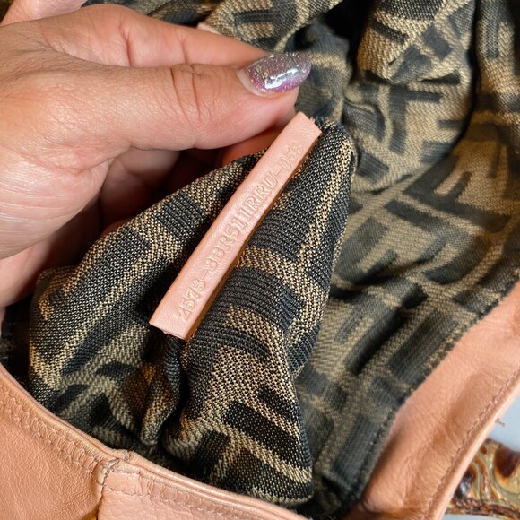 Fendi Y2K Spy Bag Pink Dusty Pink Pebbled leather - Picture 7 of 15